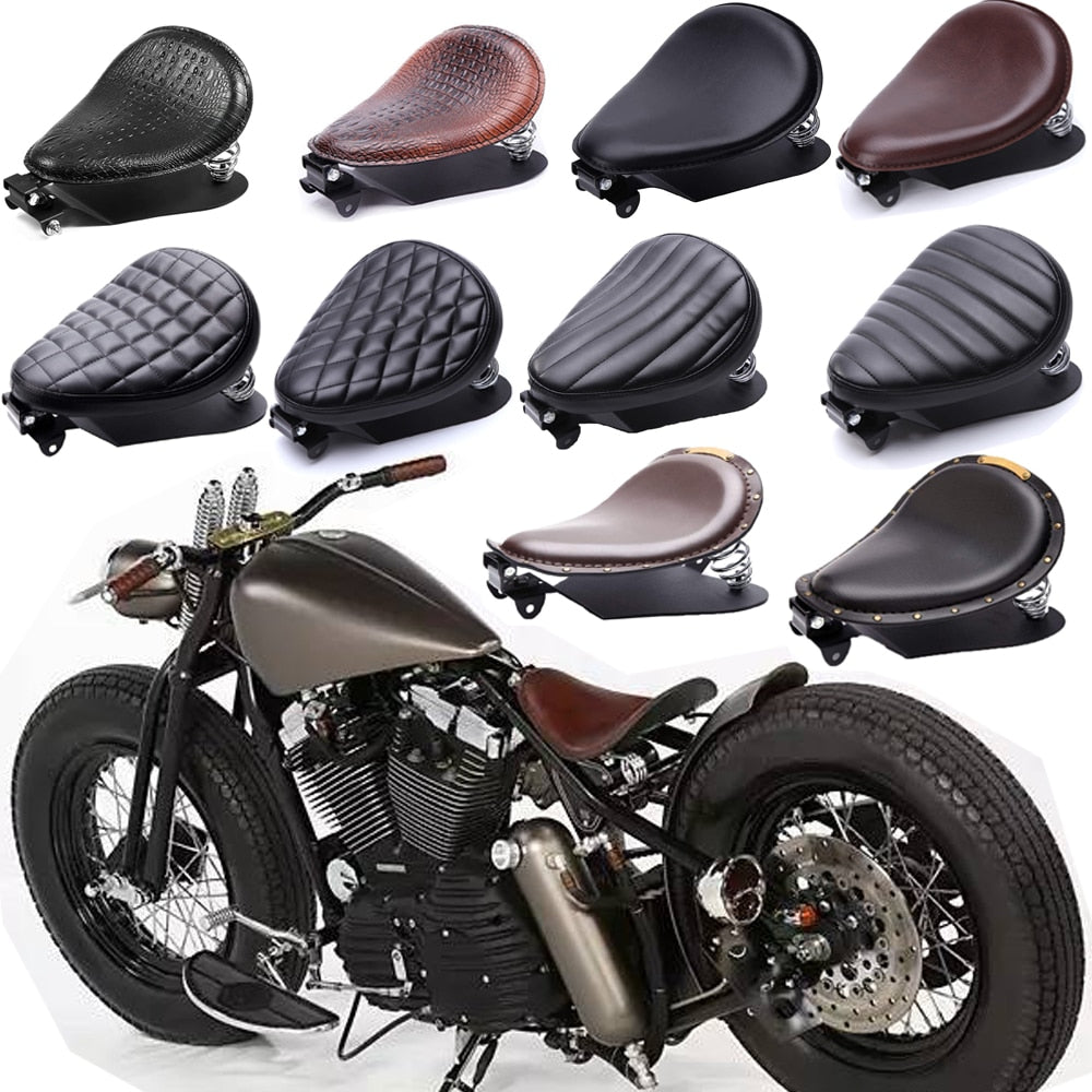 Universal Bobber Solo Seat – Peel Out Garage - Main Image