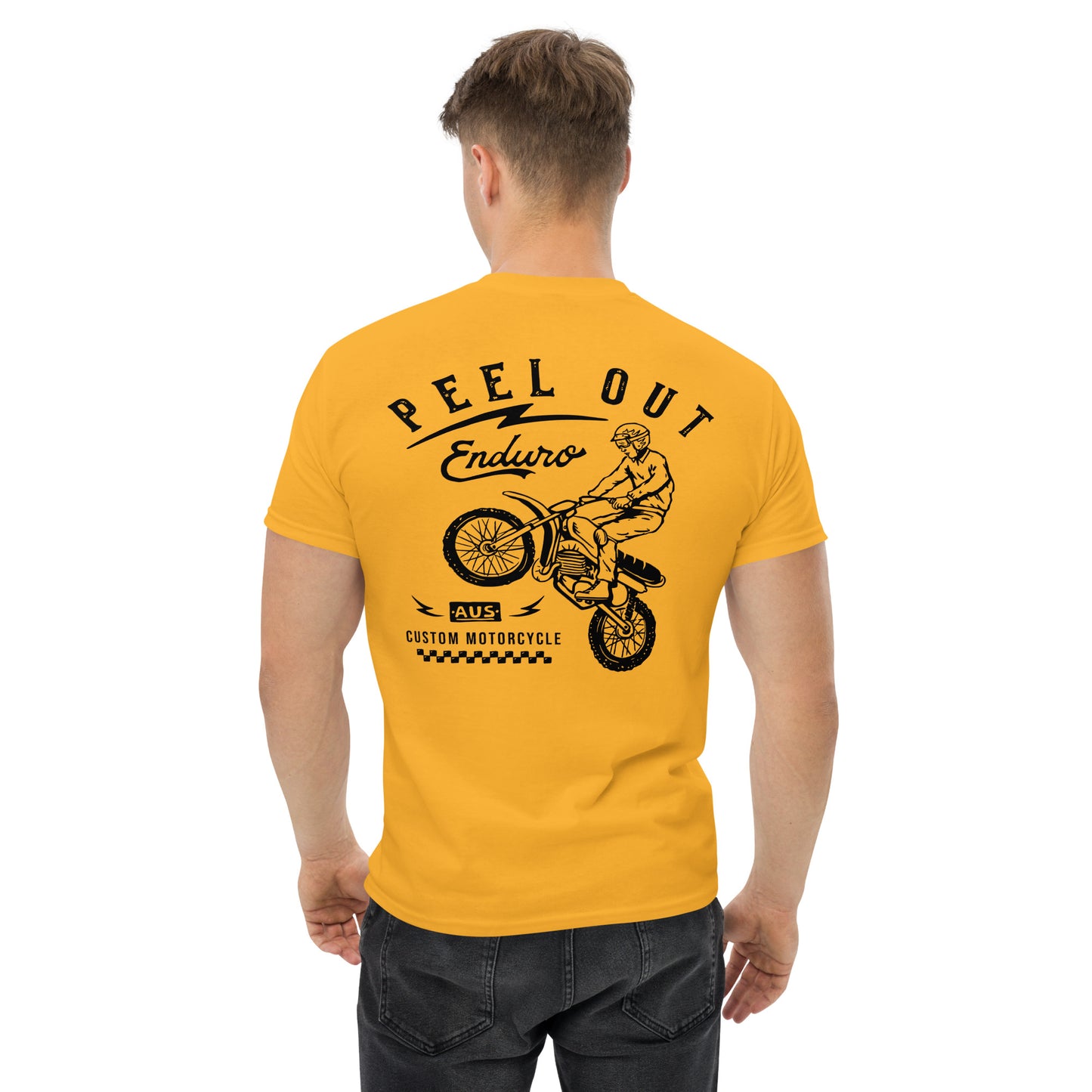 Peel Out Enduro Tee - Yellow