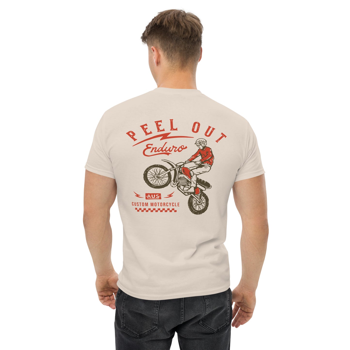 Peel Out Enduro Tee - Tan