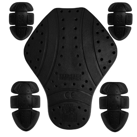 CE 1 Rated Protective Pads Set Center-Back, Shoulder, Elbow, & Hip