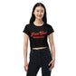 Peel Out Motorcycles Crop Tee - Black