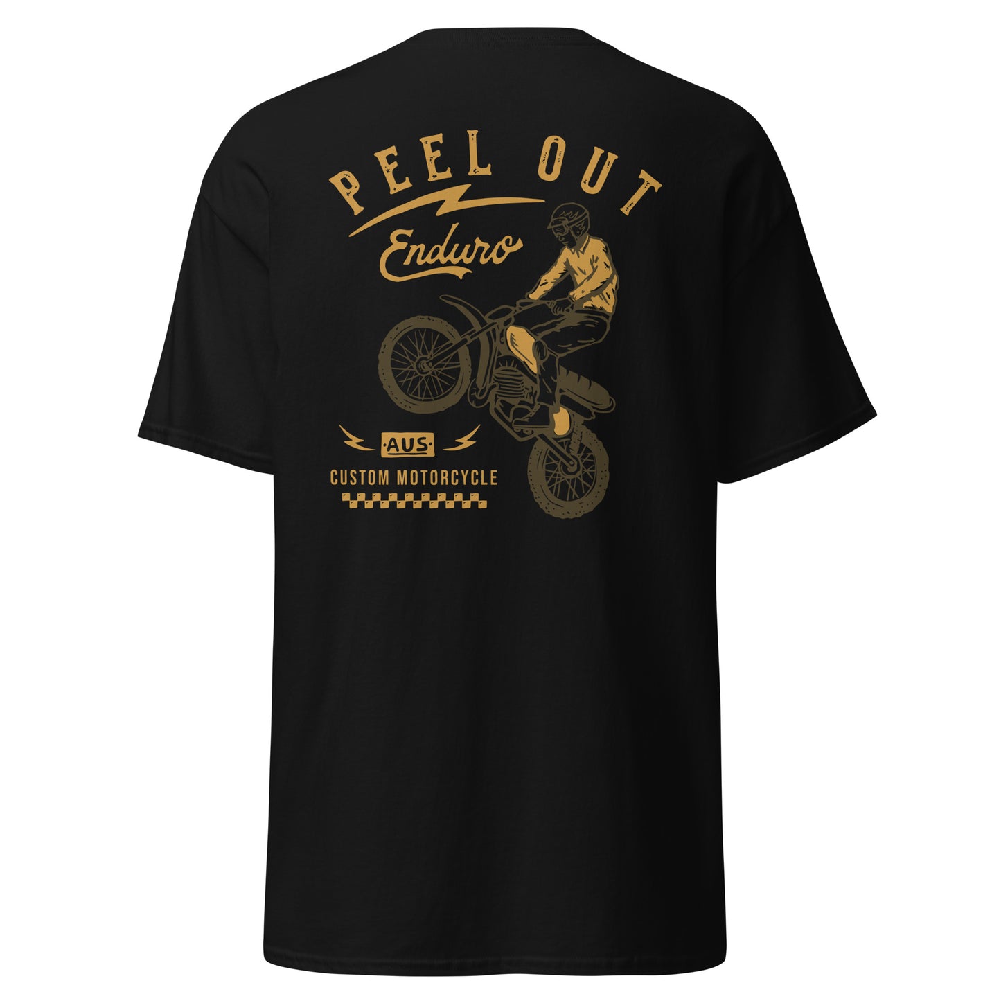 Peel Out Enduro Tee - Black