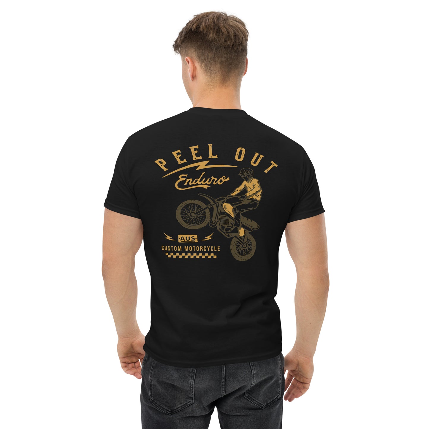 Peel Out Enduro Tee - Black
