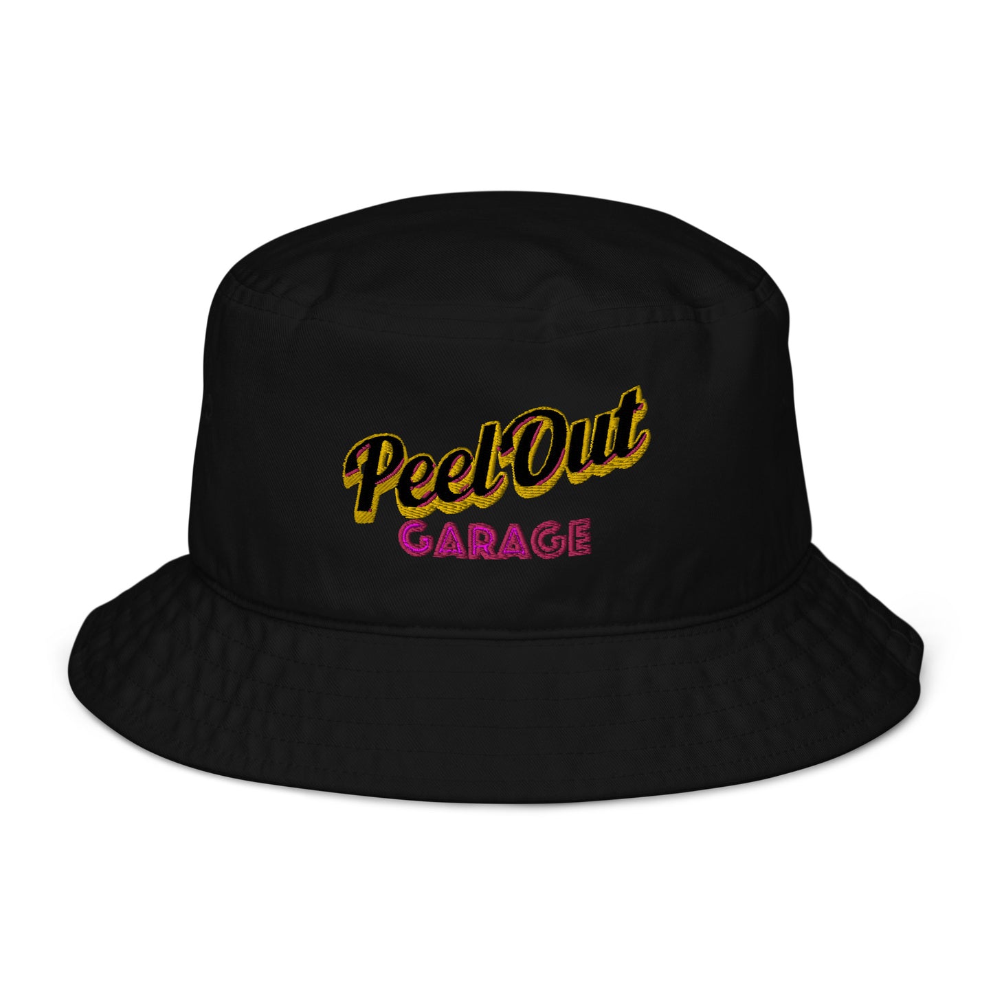 Peel Out Garage Organic bucket hat