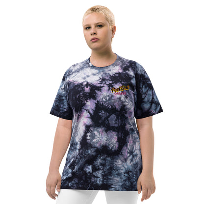 Peel Out Garage Oversized tie-dye t-shirt