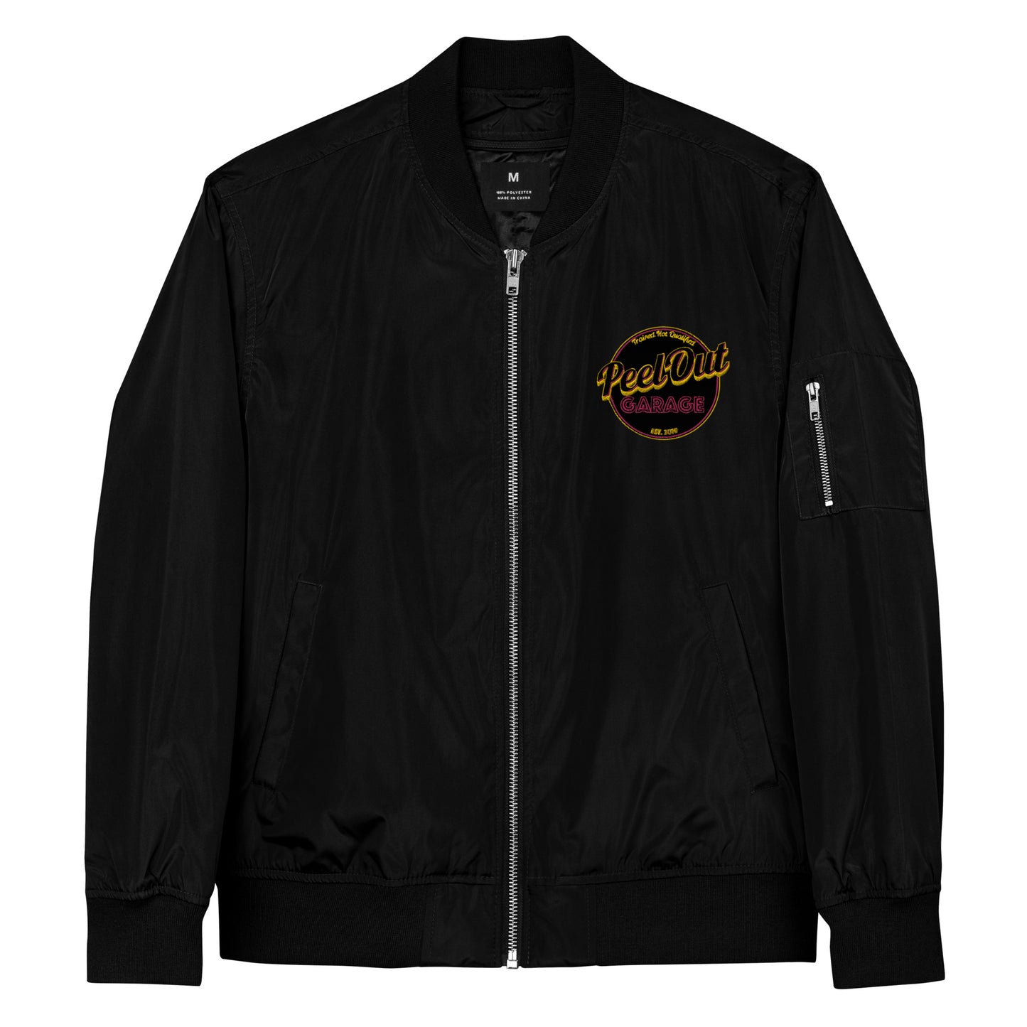 Peel Out Garage - Recycled Bomber Jacket
