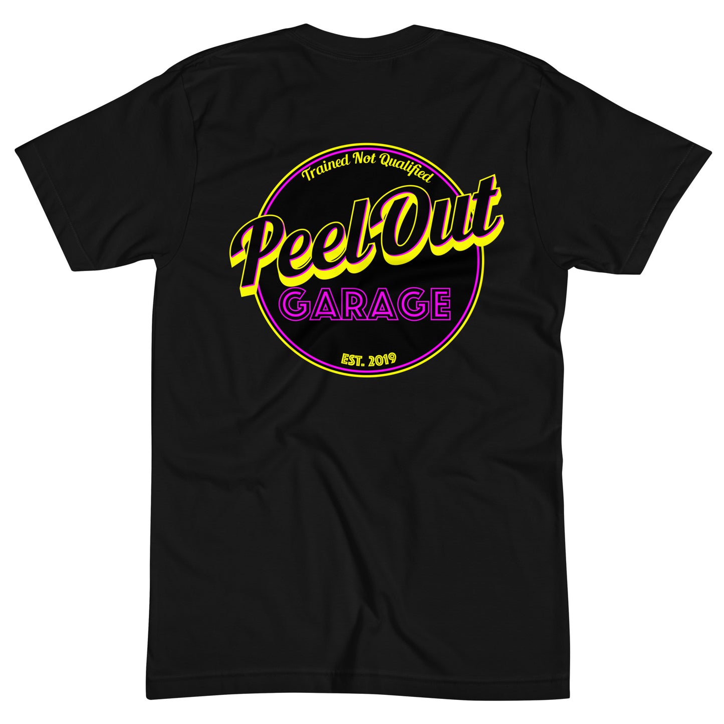 Peel Out Garage Crew Neck Tee