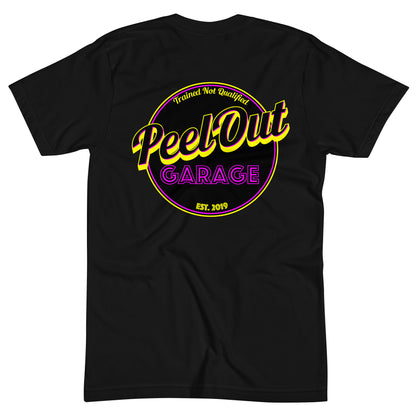 Peel Out Garage Crew Neck Tee