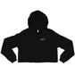 Peel Out Garage Womens Crop Hoodie